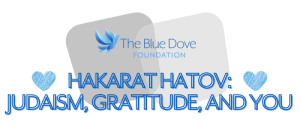 Cover for a newsletter titled, "Hakkarat Hatov: Judaism, Gratitude, and You"